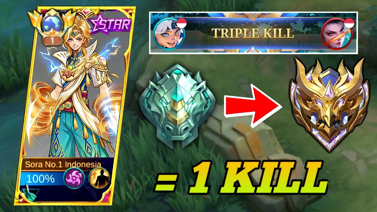 WHEN TOP 1 SORA USING TRINITY BROKEN BUILD & EMBLEM 2026 (must try) - MOBILE LEGENDS