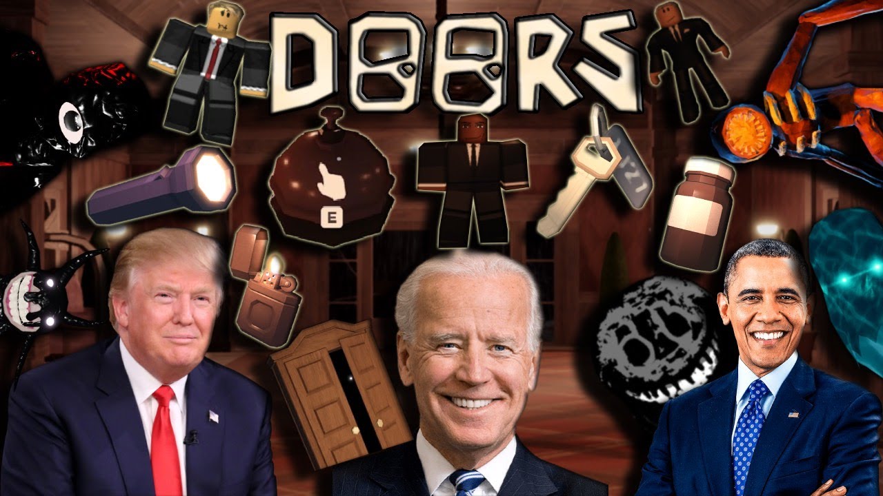 US Presidents Play Roblox Doors (AI Voice)