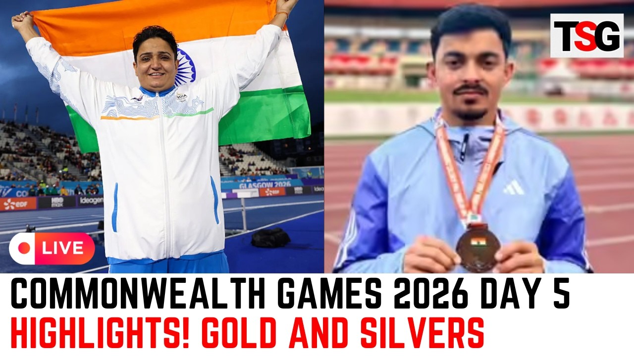 Commonwealth Games 2026 Day 5 Wrap Live: India Win 10 Medals In Glasgow | Highlights