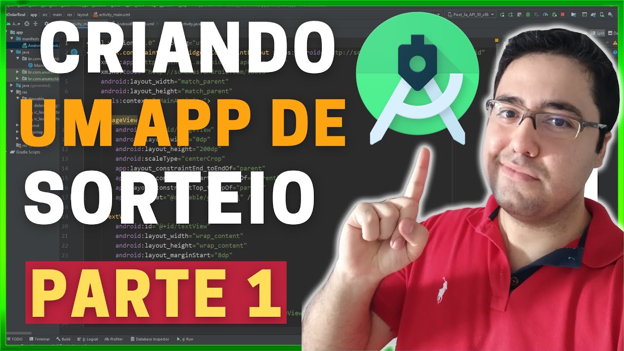 ANDROID STUDIO - CRIANDO APLICATIVO DE SORTEIO (PARTE 1).