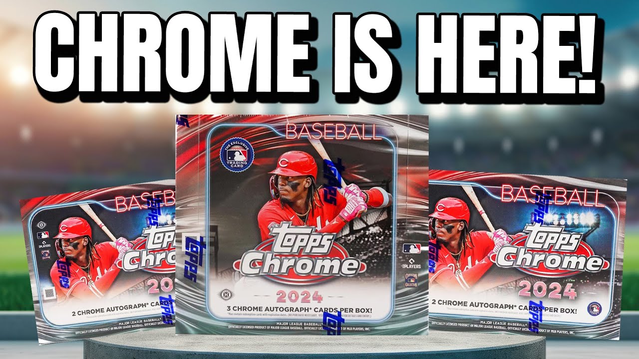 I RIPPED $1K+ WORTH OF CHROME |  2024 Topps Chrome Jumbo + Breaker's Delight Review