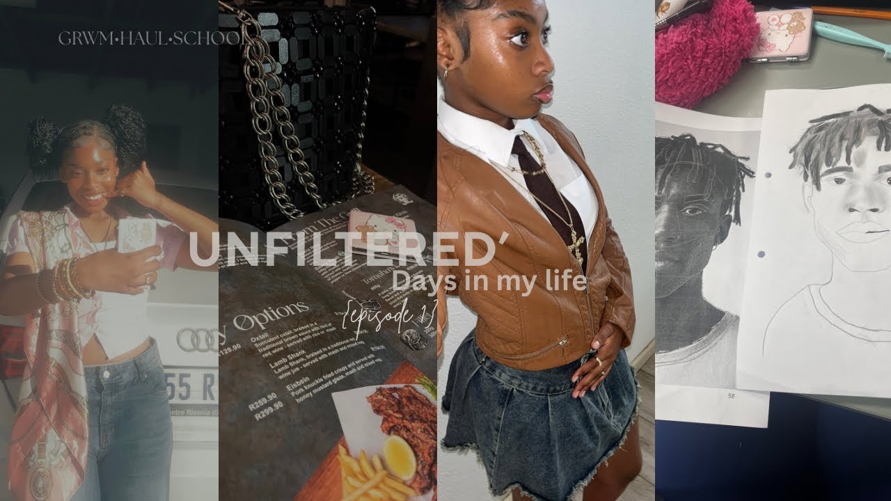 Unfiltered days in my life ep1:school,GRWM,derby day,Q&A|South African YouTuber