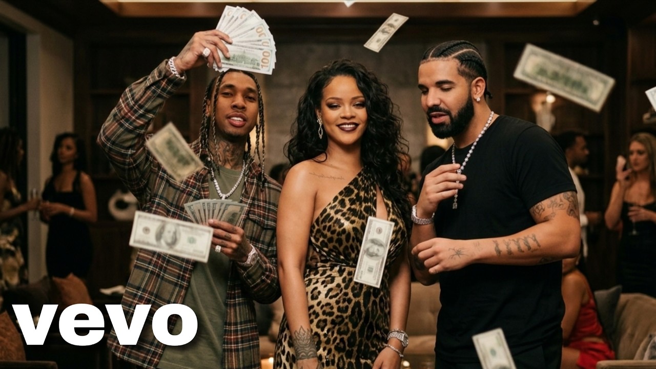 Rihanna, Drake, Tyga -  Money On The Floor (Lyrics) | 2026 Luxury Dance Trap R&B Anthem
