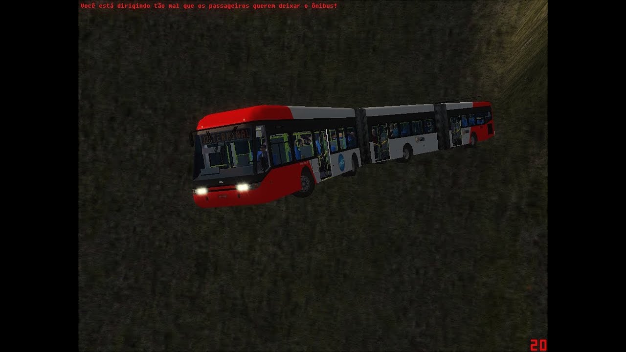 Omsi 2.1 Mep Quadbus Biarticulado Mapa cidade serra (Download) HD