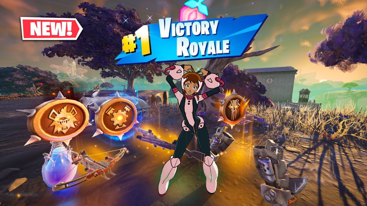 OCHACO URARAKA vs 3 MEDALLIONS & MYTHIC’S CHALLENGE (Fortnite Chapter 5 Season 3)