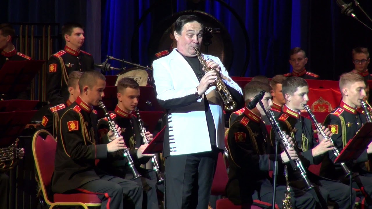 "Saxpack" в исполнении И.Корпана и оркестра Московского военно-музыкального училища