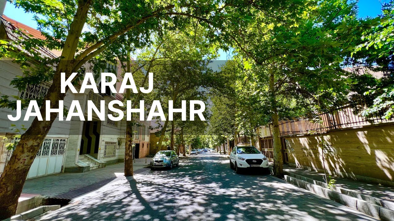 IRAN,KARAJ,JAHANSHAR Walk | From Eastern Bijan Sharghi to Madani Squre