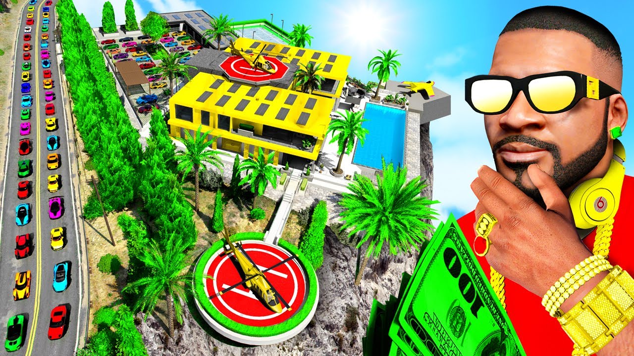Franklin's DECILLIONAIRE HOUSE Upgrade in GTA 5!