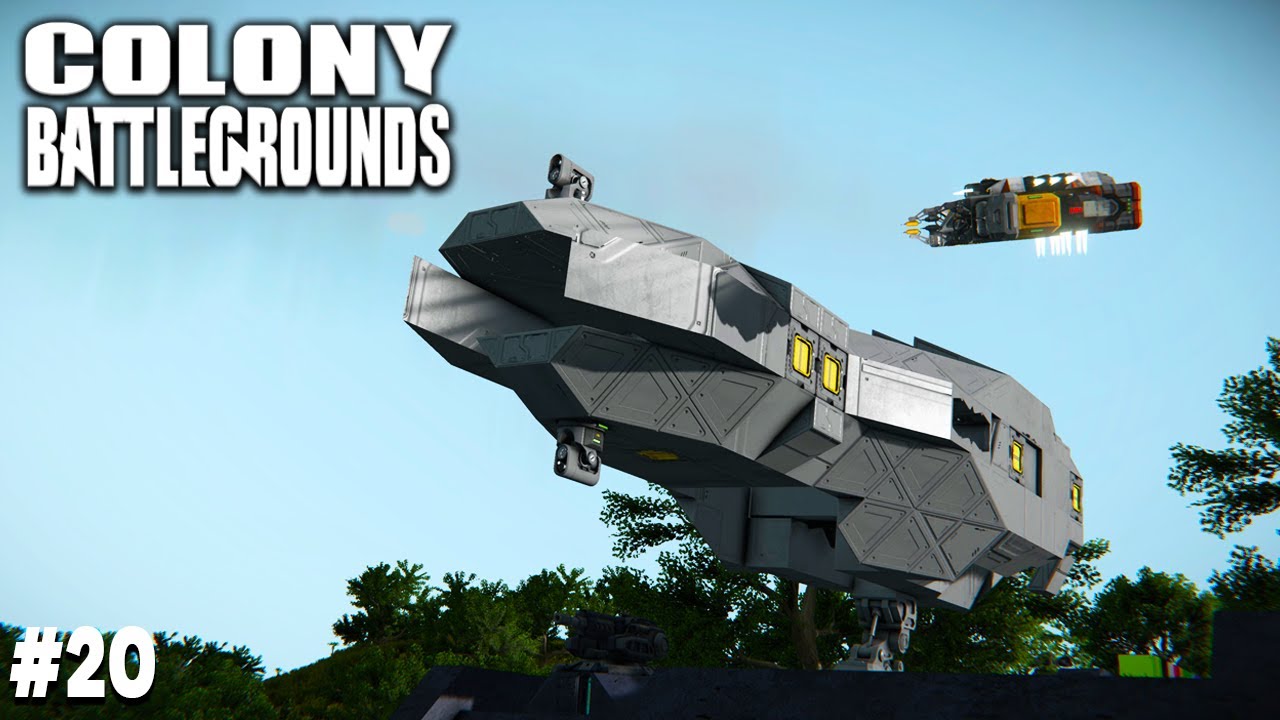 The NEW Warship! - Space Engineers - Colony BATTLEGROUNDS - Ep #20