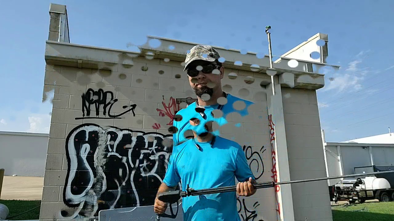 Taginator graffiti removal in Kemah TX