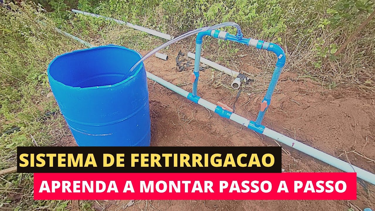 FAÇA SEU SISTEMA DE FERTIRRIGACAO FÁCIL