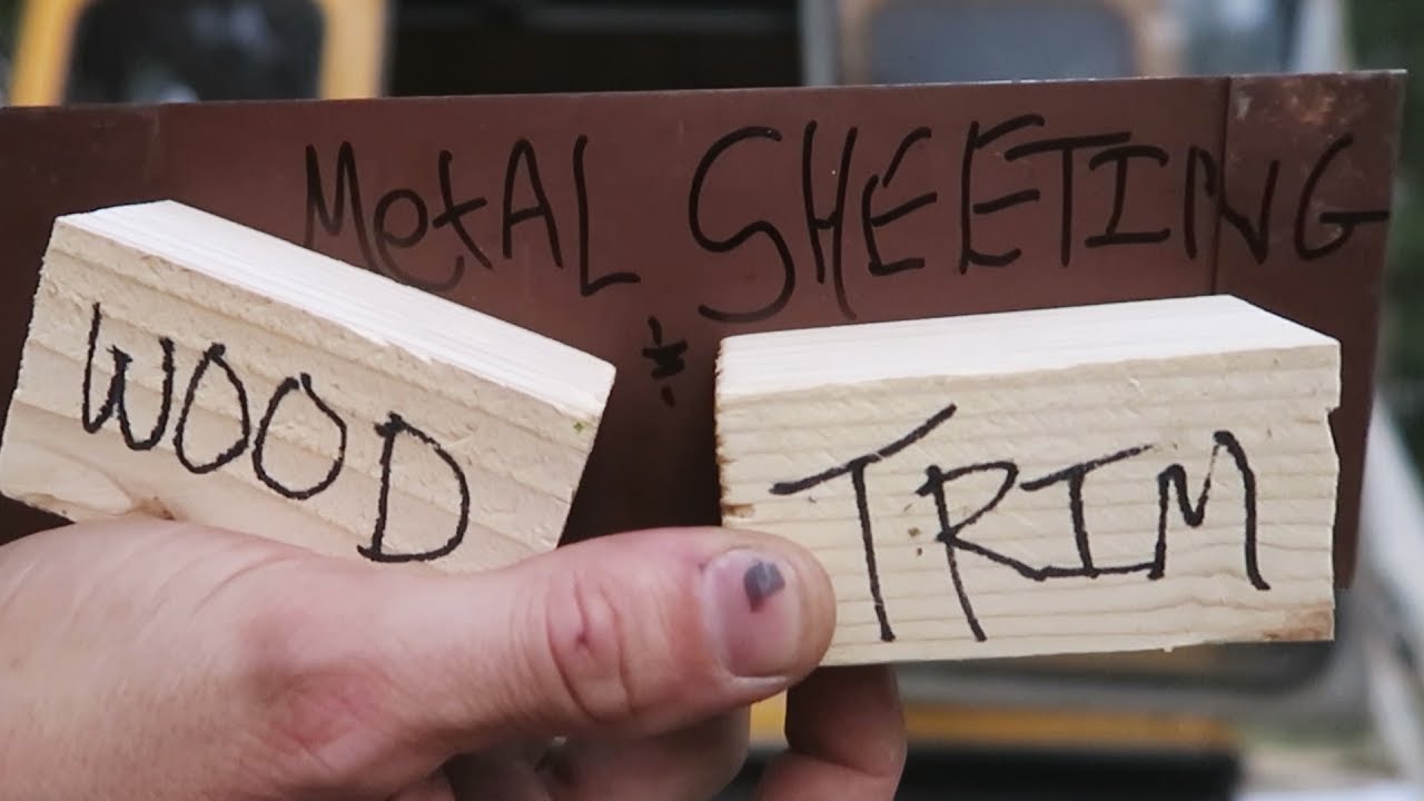 #52 SKOOLIE BUS CONVERSION | Sheeting with Sheet Metal and Trimming with Wood