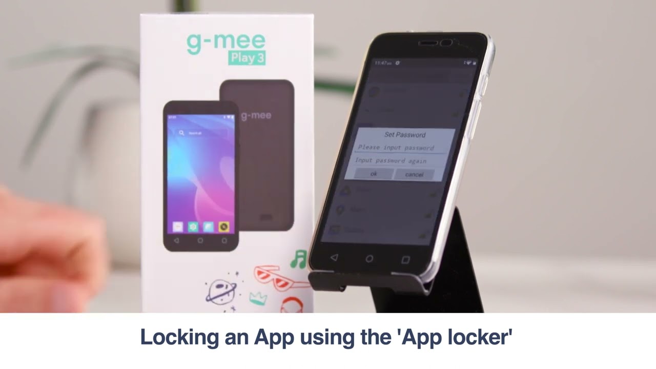 How to Lock Apps on your G-mee Play 3