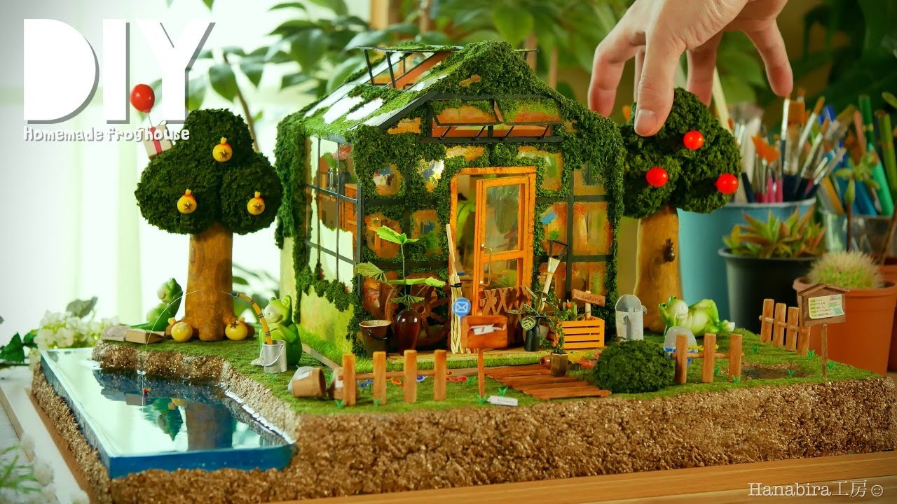 DIY☺︎“あつ森”にドールハウスキットを丁寧に築き上げてみた！How to remake a miniature dollhouse kit 