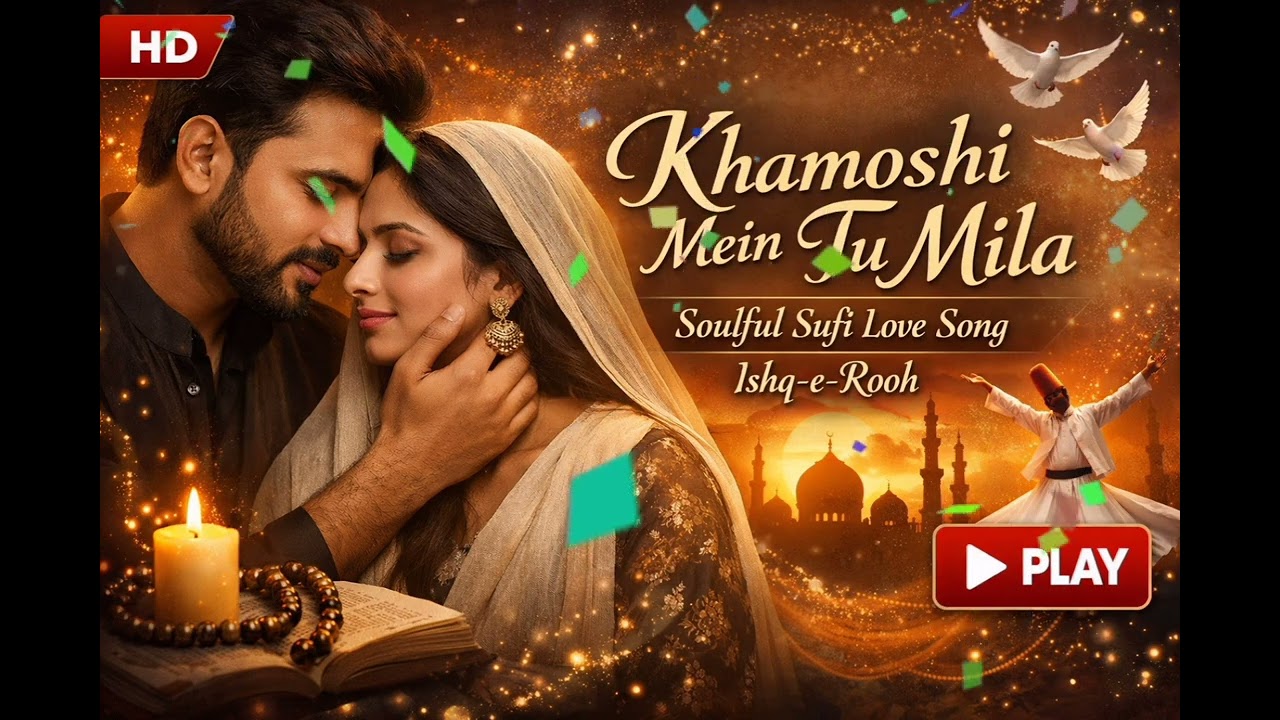 “Khamoshi Mein Tu Mila | Soulful Sufi Love Song | Ishq-e-Rooh”