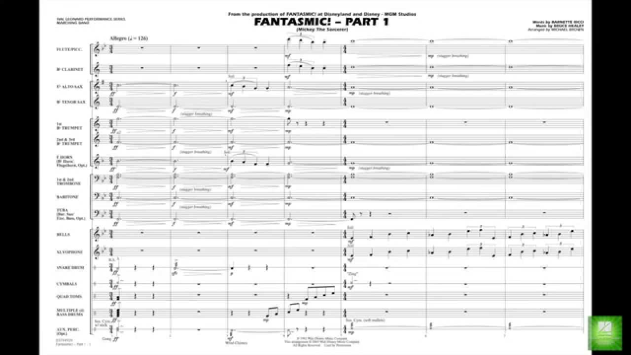 Fantasmic! - Part 1 (Mickey the Sorcerer) arr. Michael Brown
