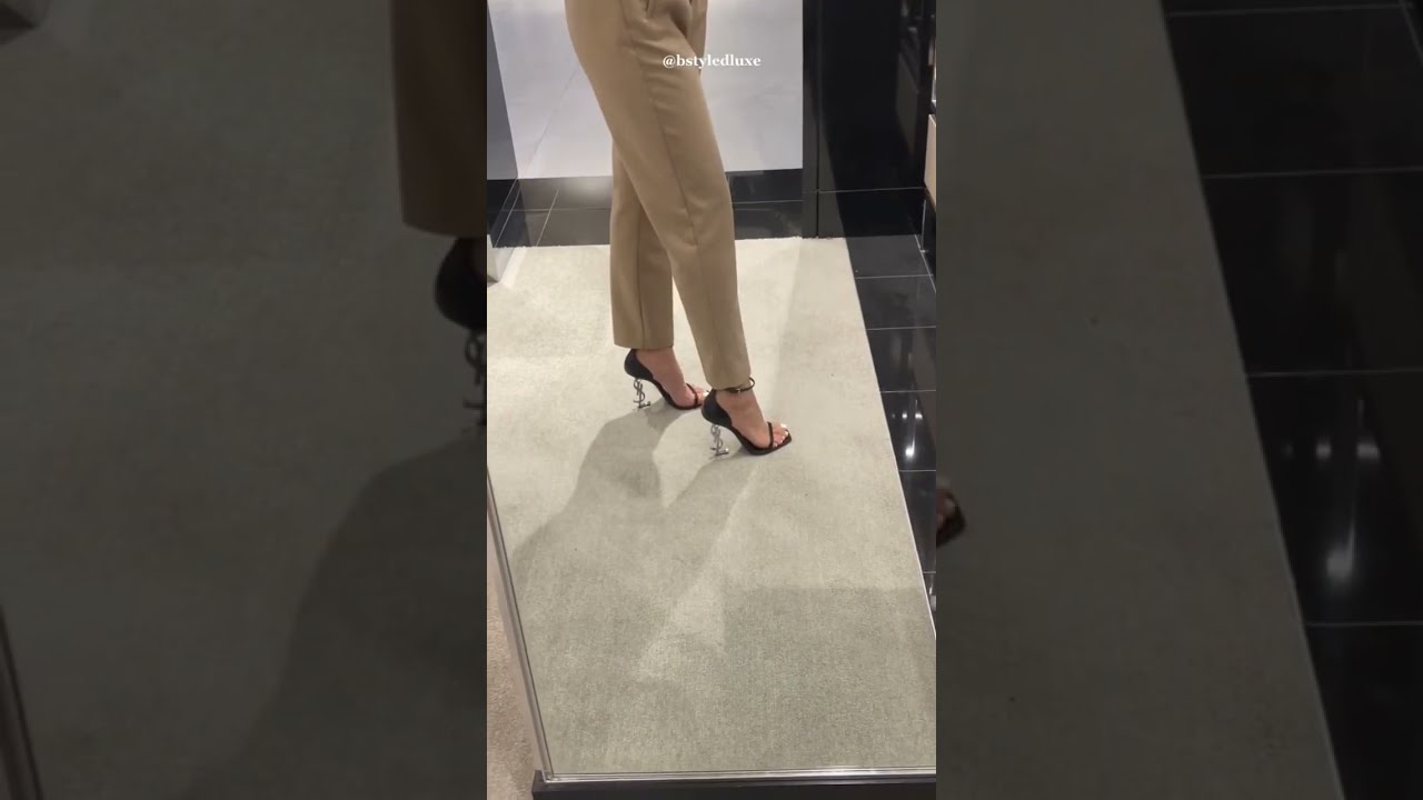 YSL OPYUM HEELS TRY ON