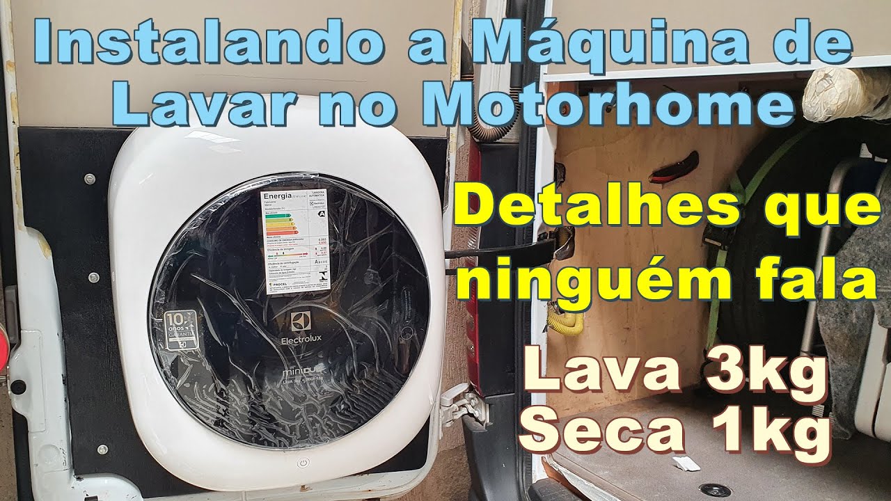 Instalação da Máquina de Lavar - Detalhes que ninguém conta - Eletrolux 3kg