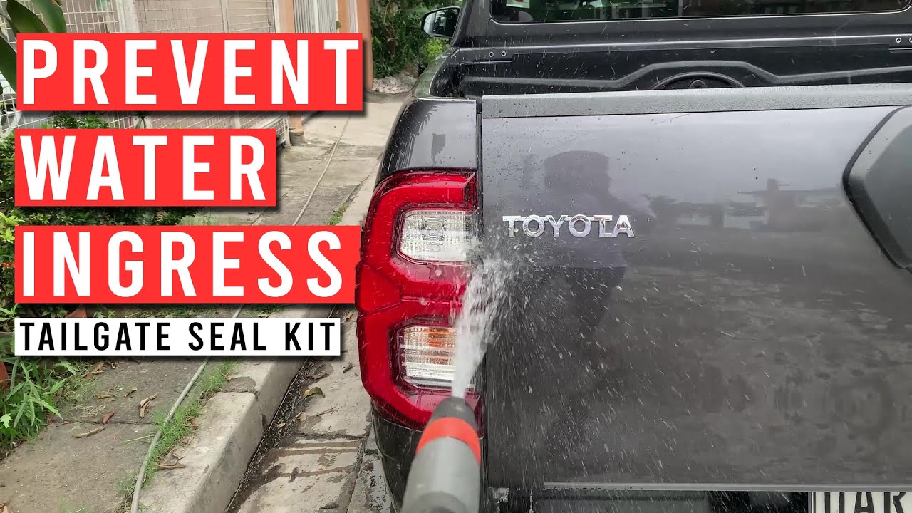 Hilux Tailgate Seal Kit | Prevent Water Entering from the Tailgate