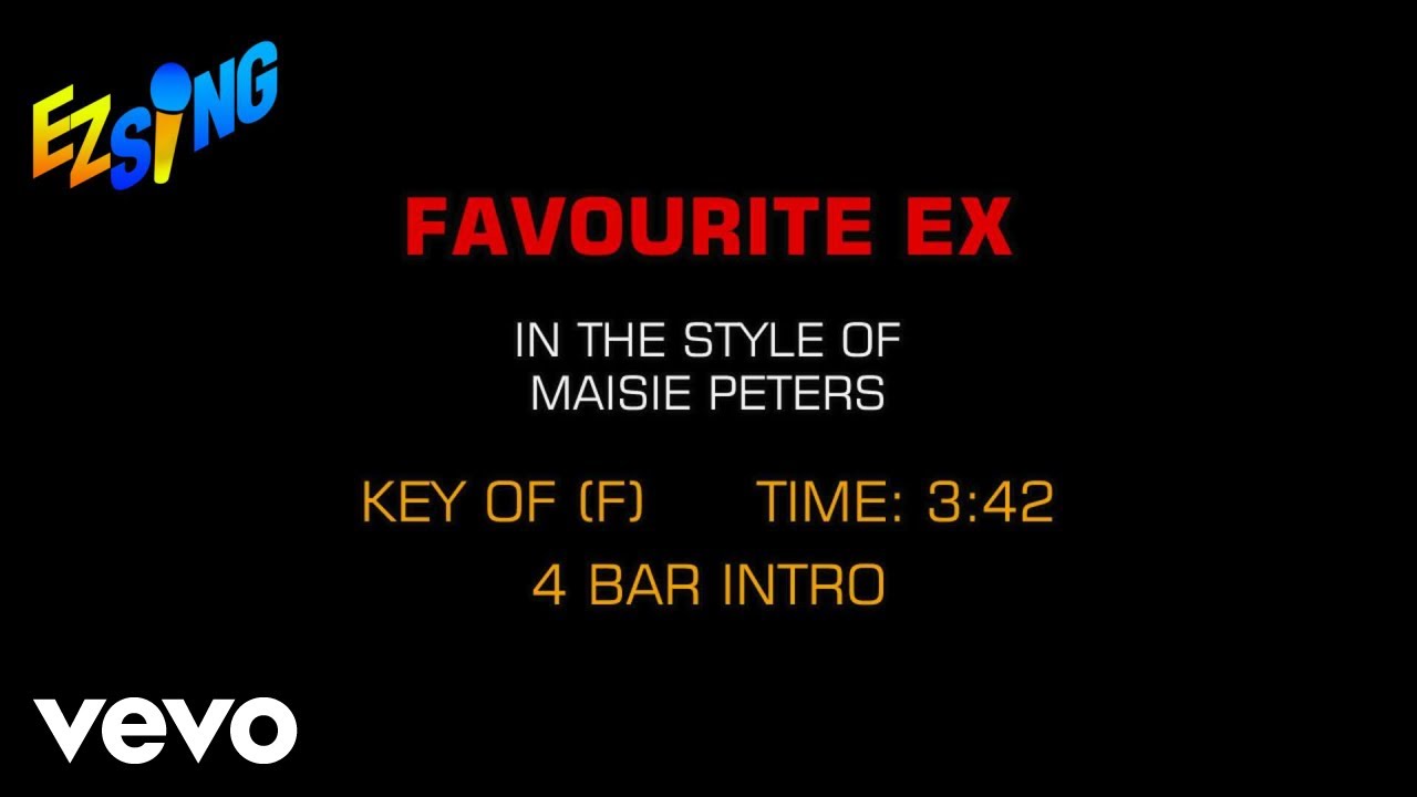 Maisie Peters - Favourite Ex (Karaoke EZ Sing)