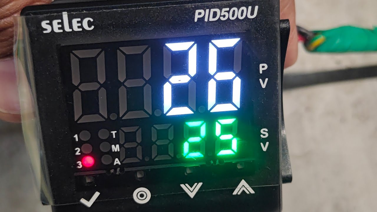 PID 500 -U-0-1 TEMPERATURE SETTING AND 0-10 V OUTPUT SETTING