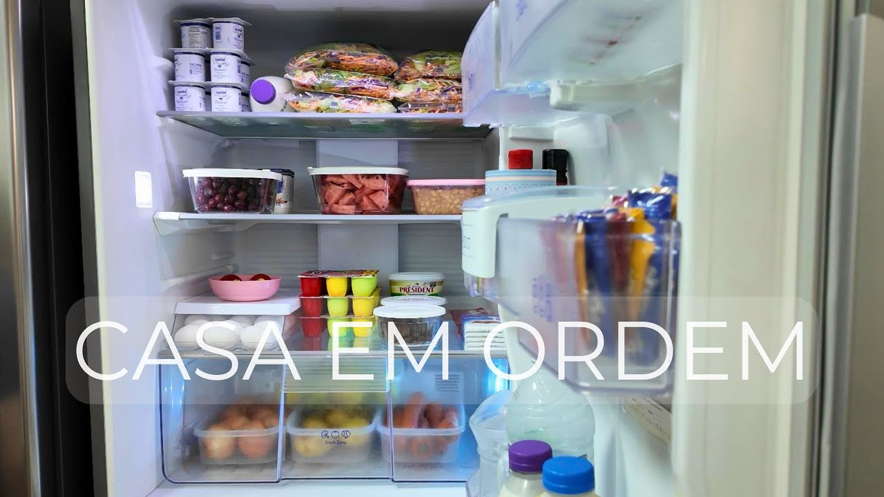 Daily vlog: organização | camas, armário da cozinha e geladeira