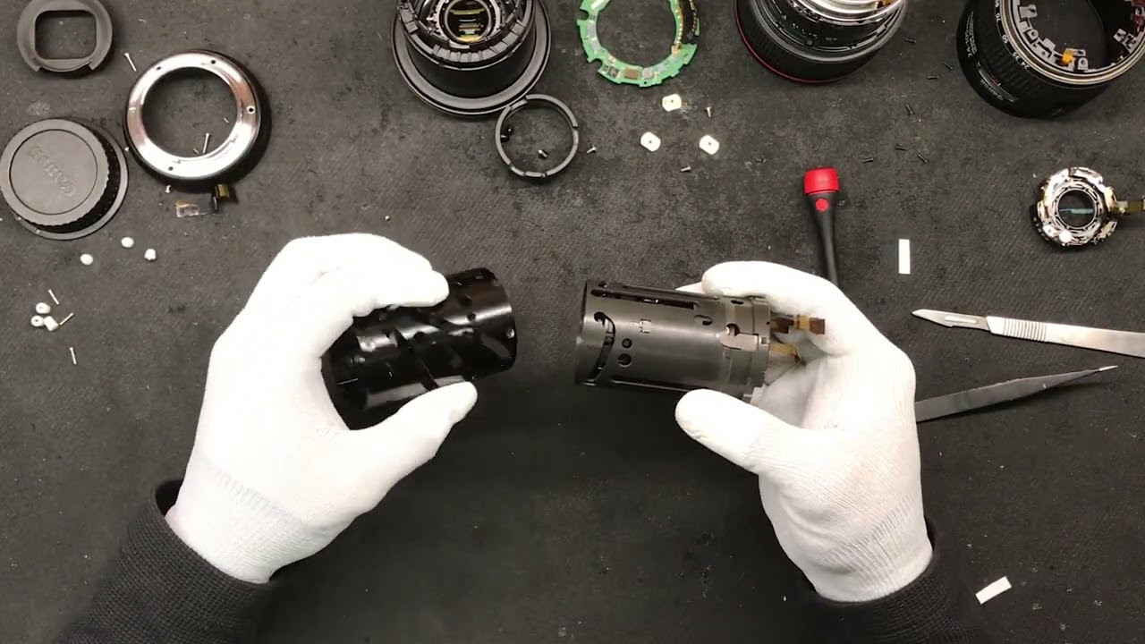 How to repair Canon lens EF 24-105 F4 II USM L - IS  exchange (broken flex)