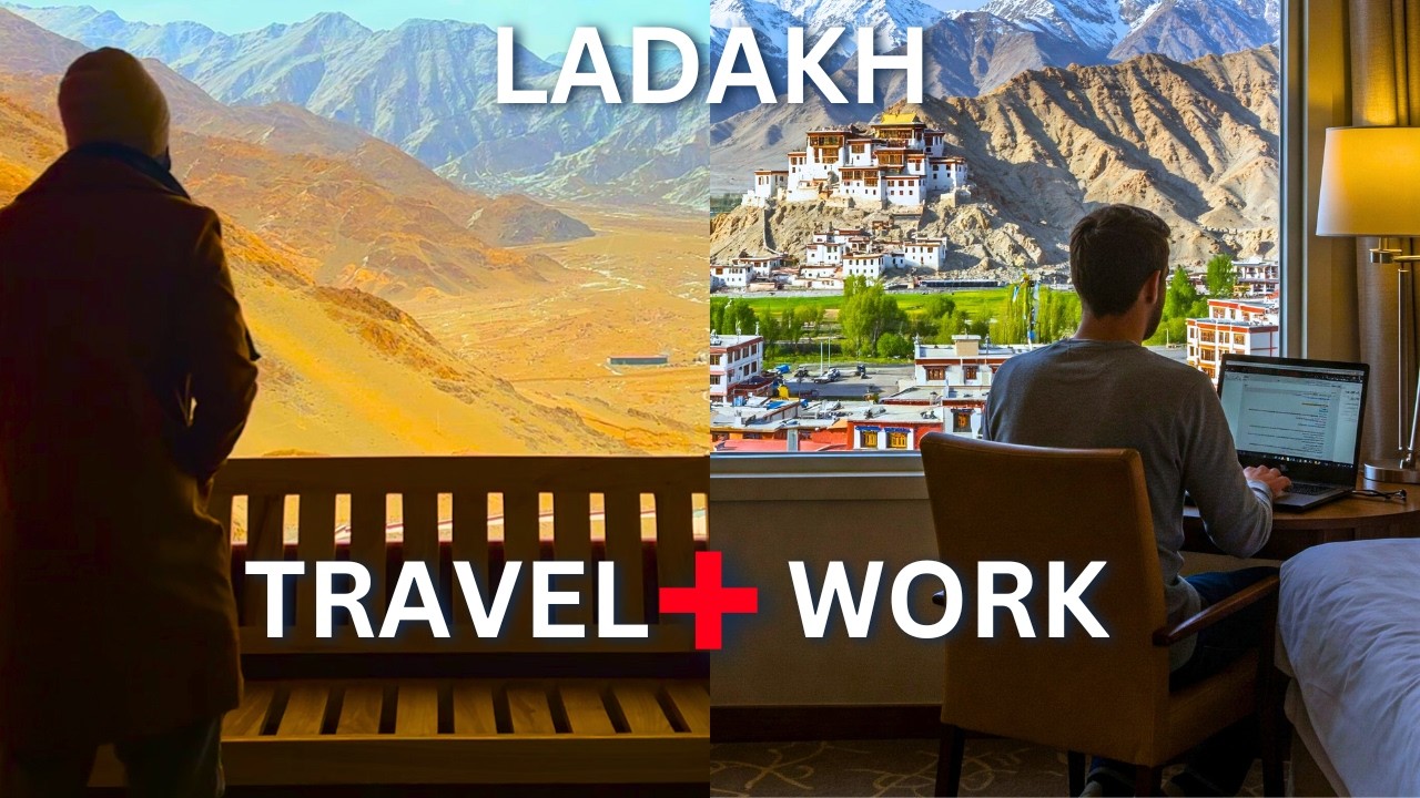 How I Work While Traveling in Leh Ladakh (Remote Work in the Himalayas)