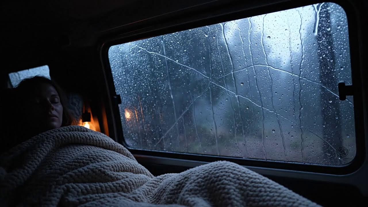 .  🚗 Cozy Rain Inside Car — ASMR Sleep Sounds for Relaxing, Study & Stress Relief