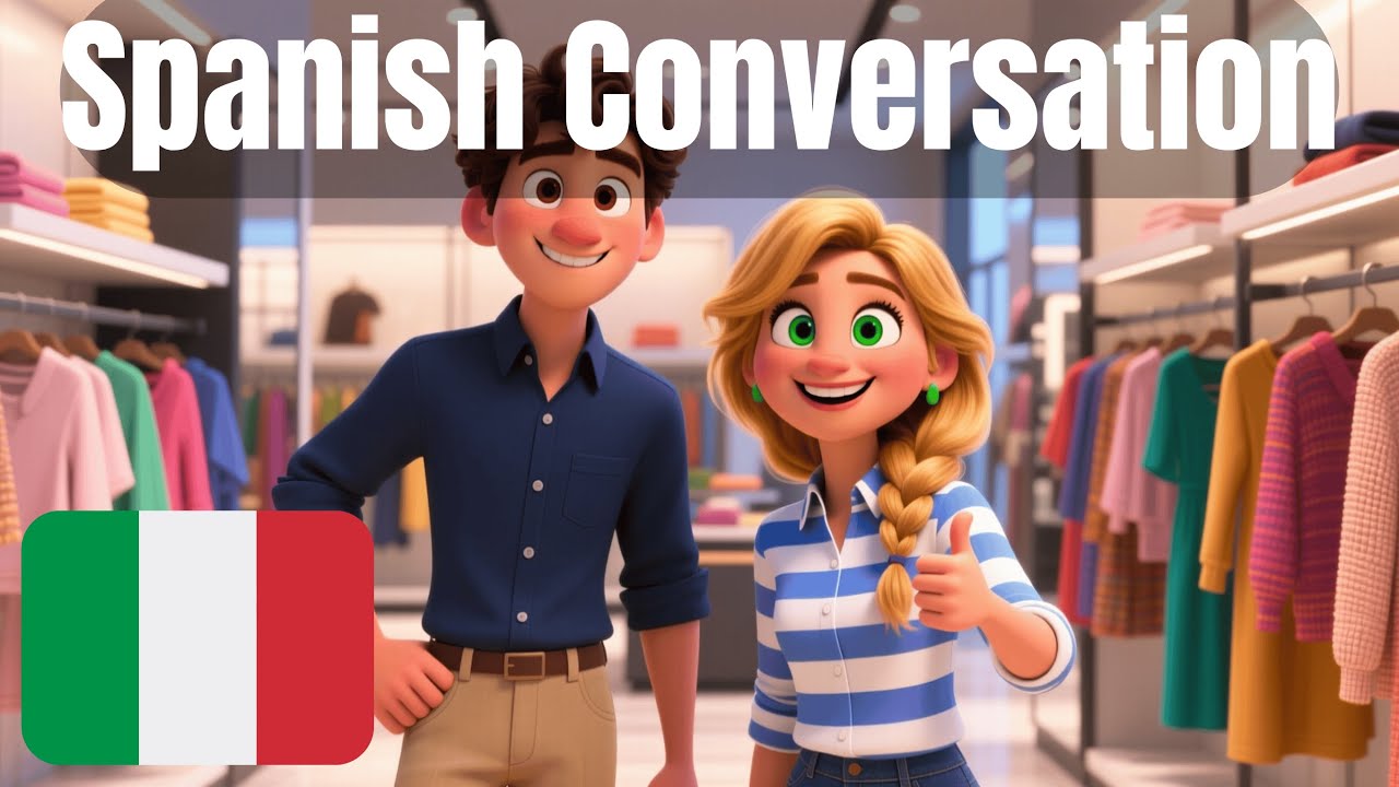 Spanish Listening Practice: A Complete Dialogue in a Clothing Store