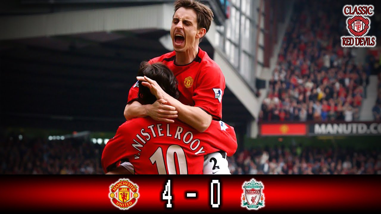 Extended Highlights Man Utd 4 - 0 Liverpool Premier League 2002/03 Classic Match Manchester United