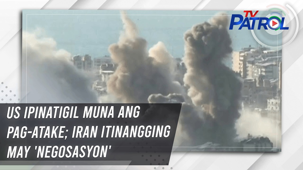 US ipinatigil muna ang pag-atake; Iran itinangging may 'negosasyon' | TV Patrol