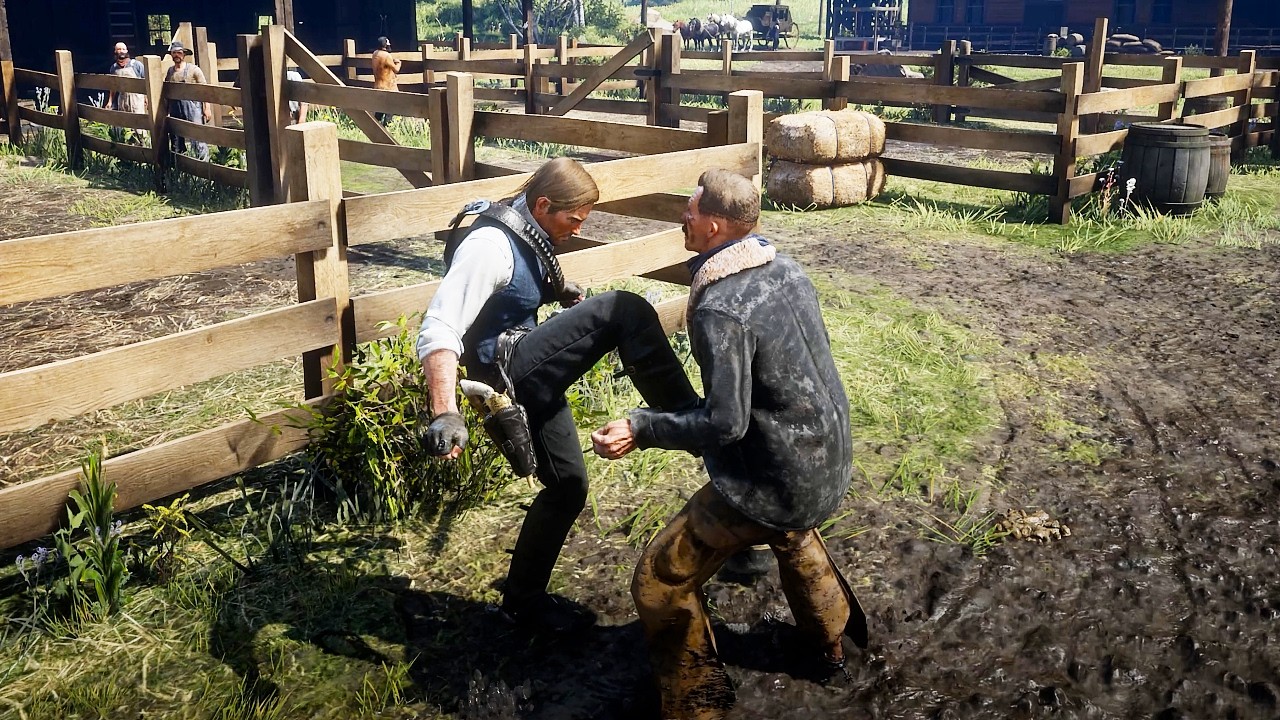 Red Dead Redemption 2 - Funny & Brutal Ragdolls Vol.198 [4K/60FPS]