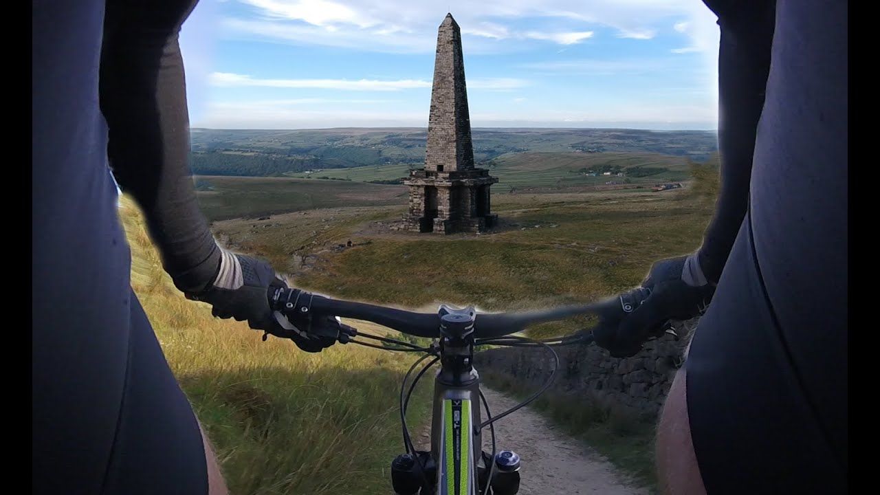 MTB descent from Stoodley Pike on my 29er
