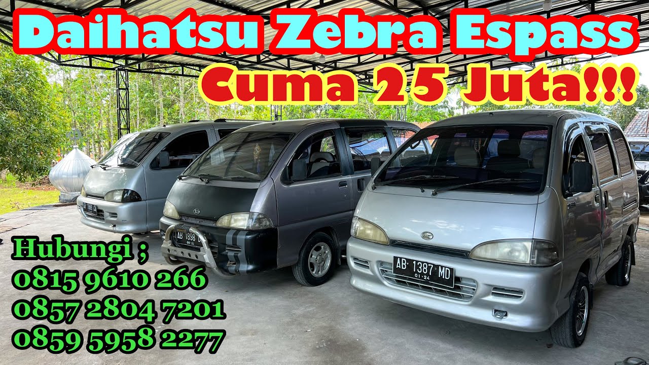 DAIHATSU ZEBRA ESPASS TH 2000 CUMA 25 JT‼️PAJAK ON ‼️ISTIMEWA‼️Ready di GARASI @berkahbarokahmobil
