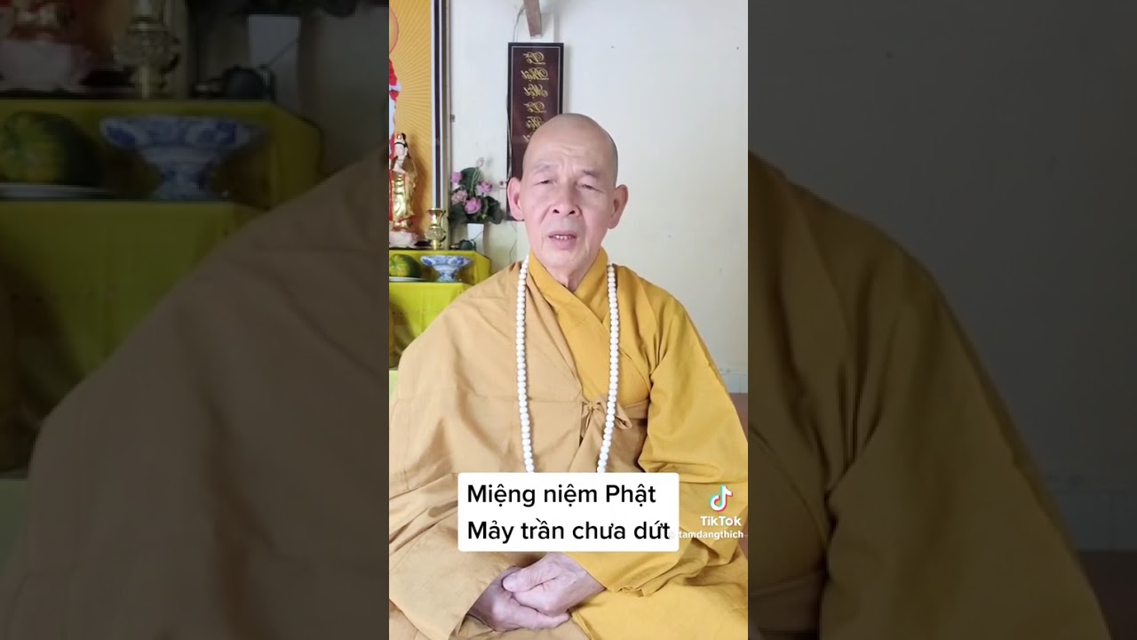 Miệng niệm Phật mảy trần chưa dứt