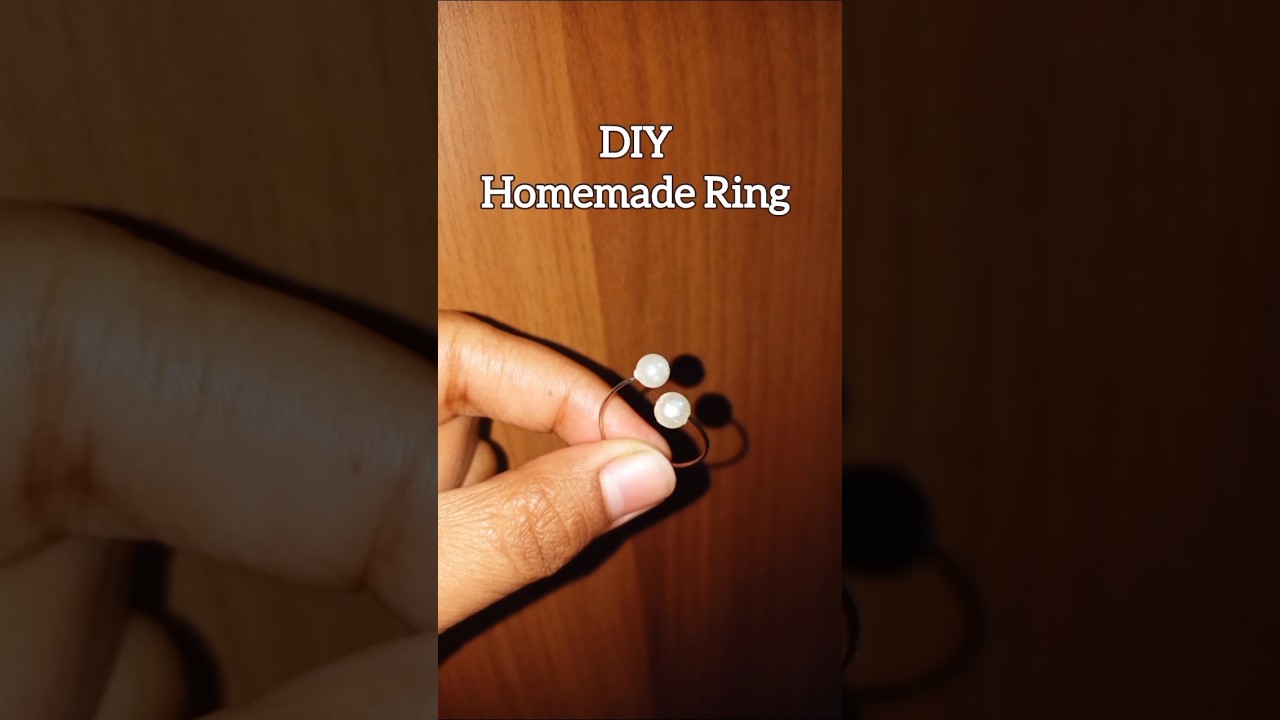 🧷=💍😱DIY Homemade Ring | how to make ring at home | homemade cute ring #diy  #shorts #unlocktheparcel
