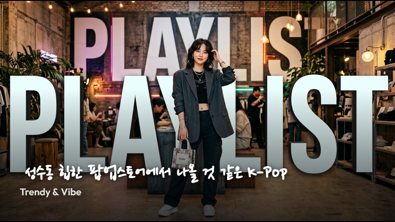 playlist ☕️ 성수동 힙한 팝업스토어에서 나올 것 같은 K-Pop | Trendy & Vibe