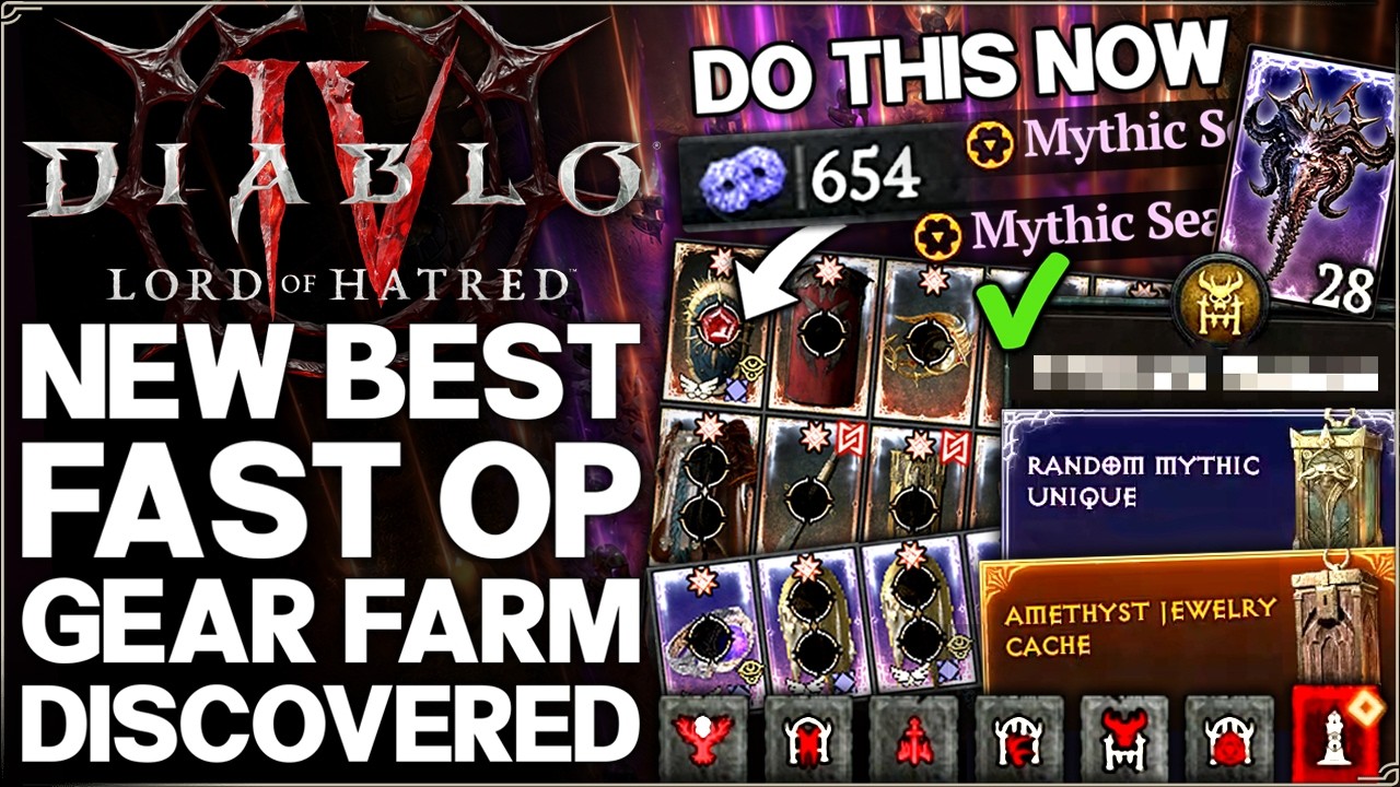 Diablo 4 &mdash; Сделайте ЭТО, пока можете &mdash; Новый лучший метод = БЫСТРОЕ ИДЕАЛЬНОЕ ИМБОВОЕ снаряжение ...