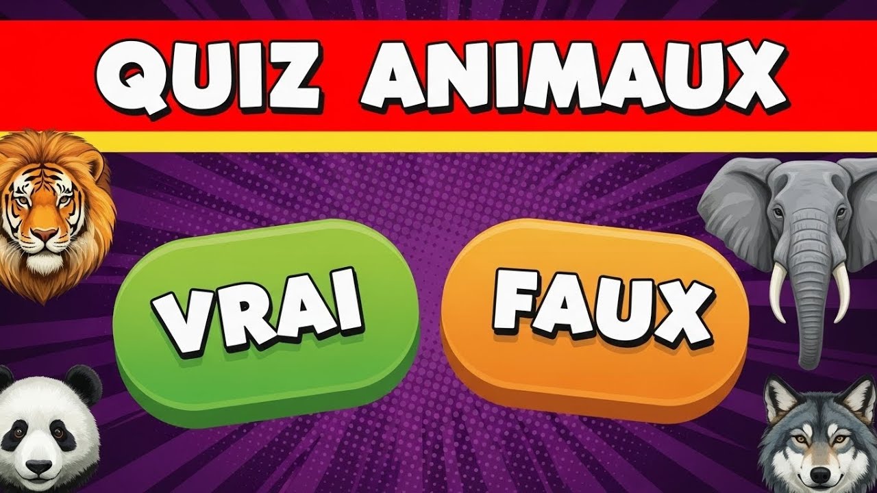 Ce que tu crois savoir sur les animaux est-il vrai ? 🦁 | Quiz animalier