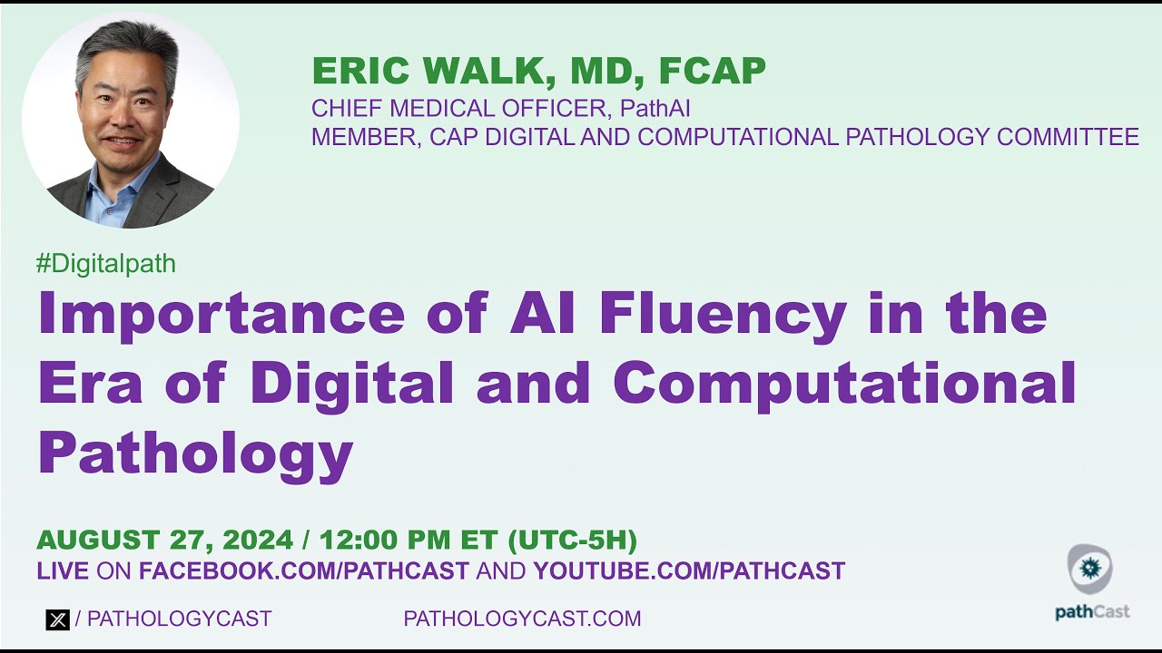 #DIGITALPATH  Importance of AI Fluency in the era of Digital and Computational Pathology