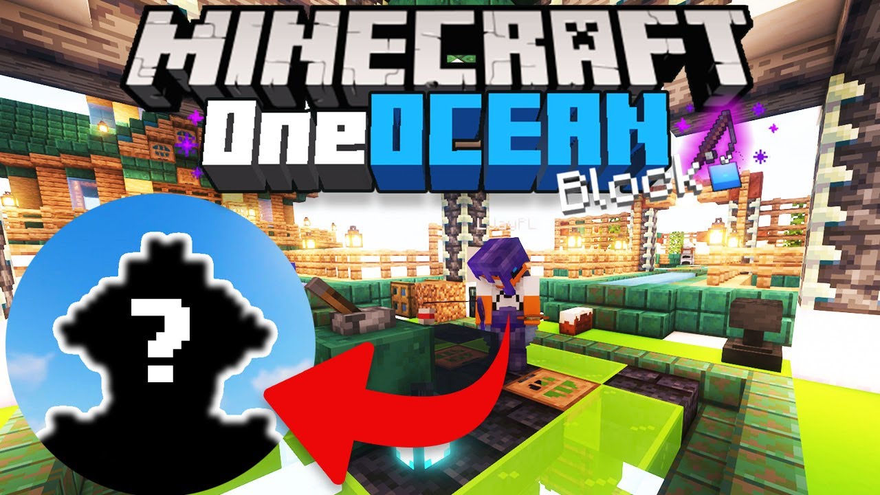 Minecraft HARDCORE na...ONE OCEAN BLOCK!🧊 #10