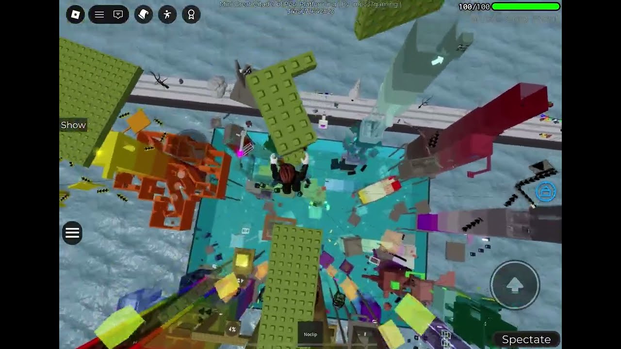Mini Great Citadel of Pool Platforming Part 2 (Created by me) - Tower Creator
