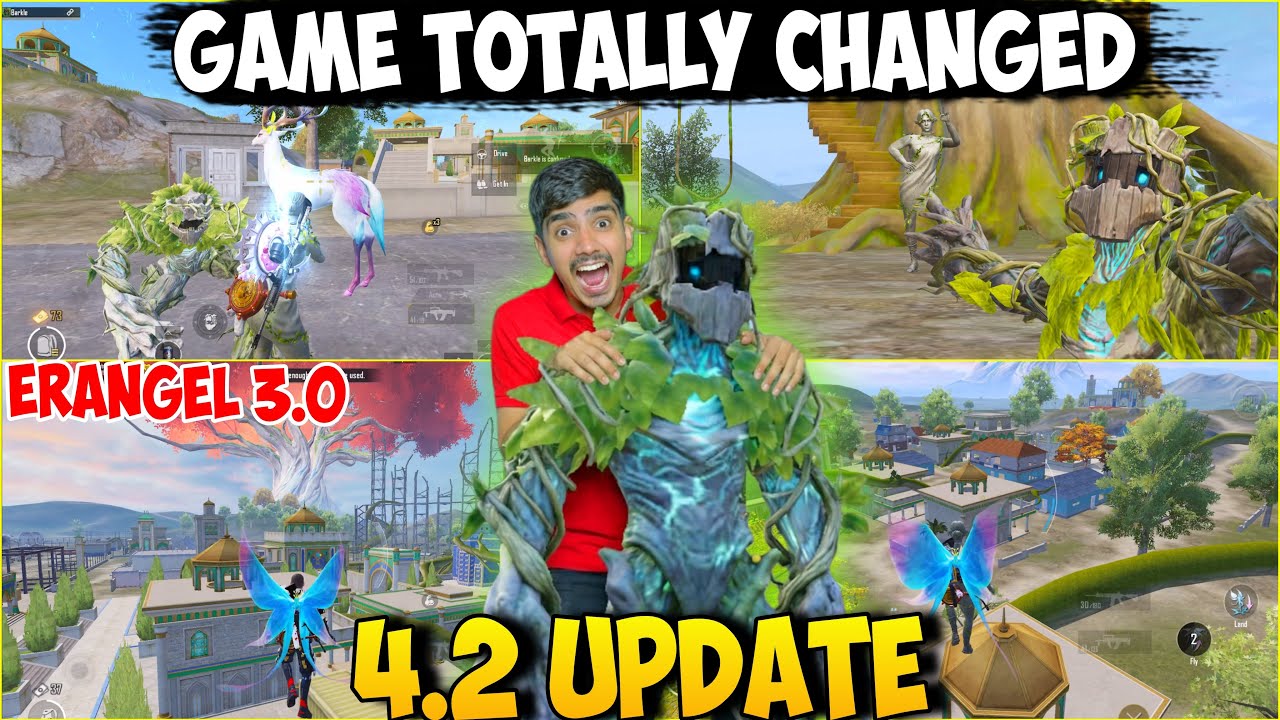 NEW ERANGEL 3.0 IN BGMI 4.2 UPDATE 😍 BGMI NEW 4.2 GROOT UPDATE DATE | GAME TOTALLY CHANGED 😱