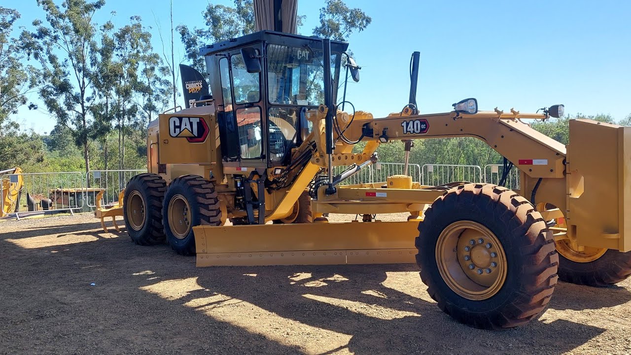 Conhecendo motoniveladora cat 140Gc/motorgrader/