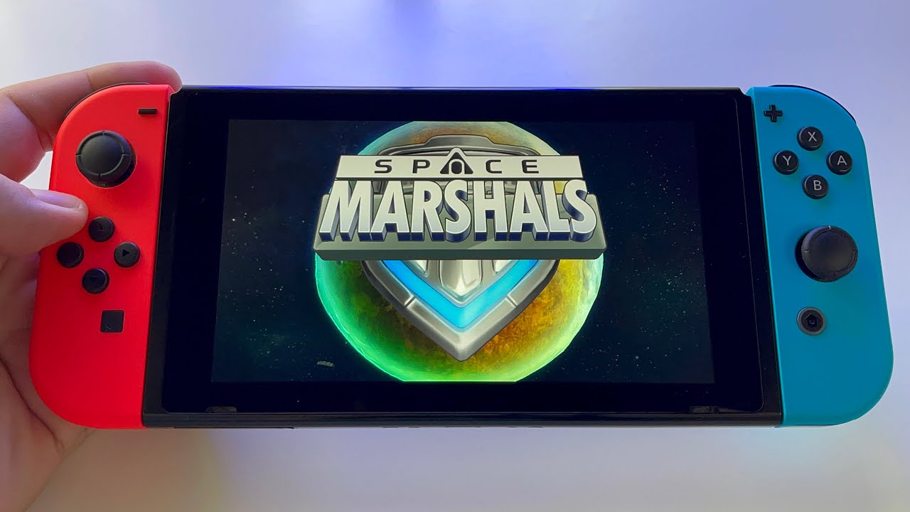 Space Marshals (p1) | Nintendo Switch V2 handheld gameplay