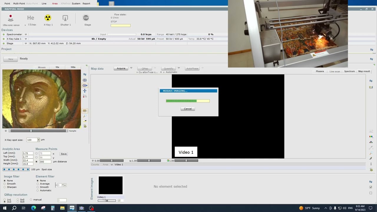 M6 Jetstream - MA-XRF Scanning of a panel painting of All Saints