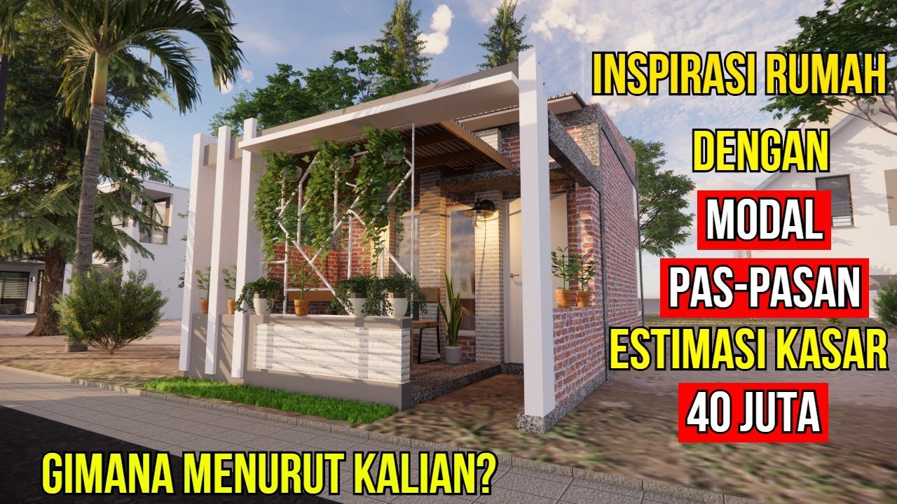 Bangun rumah estimasi kasarnya 40 juta - edisi 4x6 unfinish konsep tiny house -gimana menurut kalian