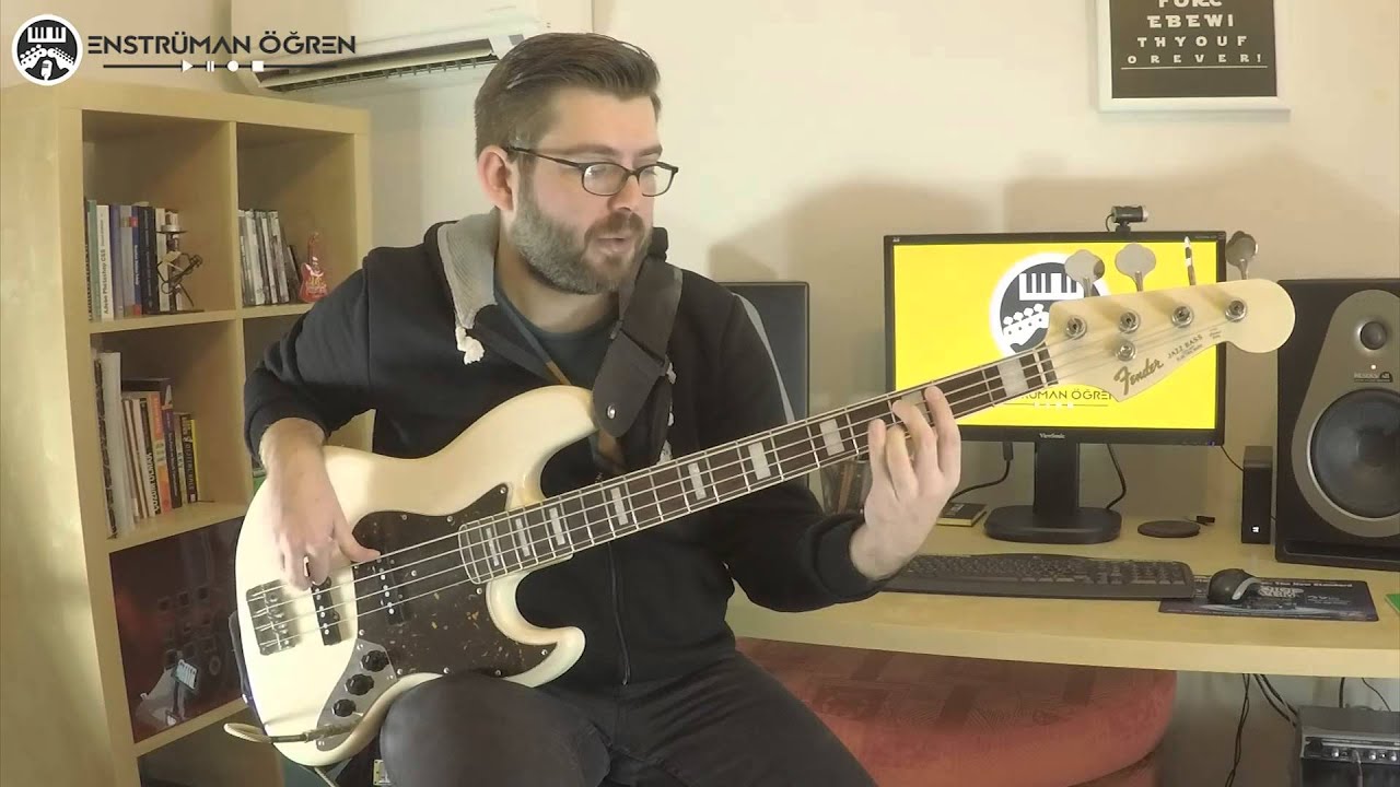 Bas Dersi: 08-Bass gitarda Do majör gamı