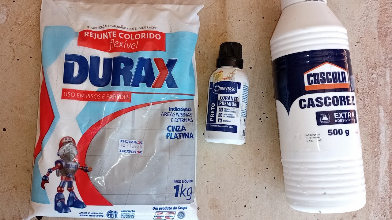 Misture cola e Rejunte os fabricantes de tintas não querem que você saiba disso
